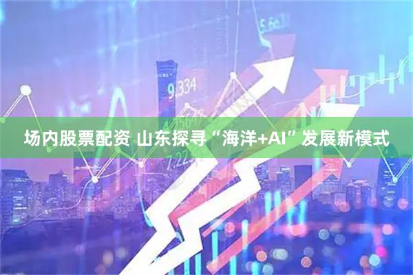 场内股票配资 山东探寻“海洋+AI”发展新模式