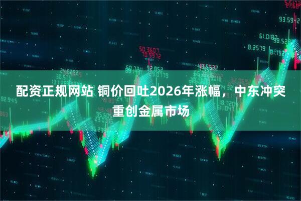 配资正规网站 铜价回吐2026年涨幅，中东冲突重创金属市场